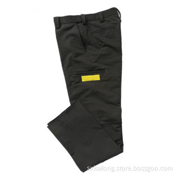 Men's sport pants with zippers suit pants